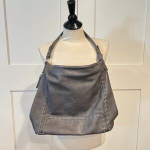Sasha Sofi Charcoal Gray Satchel Purse Handbag